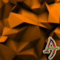 Polygons Orange Xperien Theme Mod APK icon