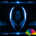 Alien Blue Xperien Theme Mod APK icon