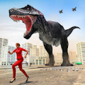 Angry Dinosaur City Rampage Mod APK icon