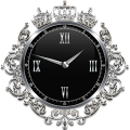 Silver Crown Clock Widget Mod APK icon