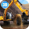 Construção Digger Simulator icon