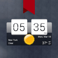 Sense flip clock & weather Pro Mod APK icon