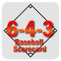 6-4-3 Baseball Scorecard icon