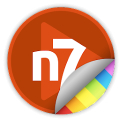 n7player Skin - Orange Red Mod APK icon
