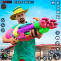 Artilheiro de festa na piscina FPS - novo jogo de icon