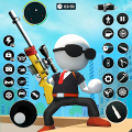 Stickman Sniper Shooting Games Mod APK icon