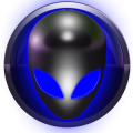 poweramp skin alien blue Mod APK icon