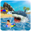 Angry White Shark Revenge 3D icon