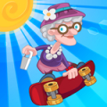 Angry Gran Skater Run Mod APK icon