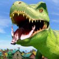 Wild Dinosaur Attack In City Mod APK icon