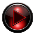 Poweramp skin TITANIUM RED GRID icon