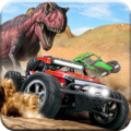 Dino World Car Racing Mod APK icon