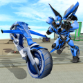 Flying Bike Steel Robots Mod APK icon