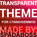 Transparent Red - CM13 Theme Mod APK icon