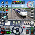 City Train Game 3d Train games Mod APK icon