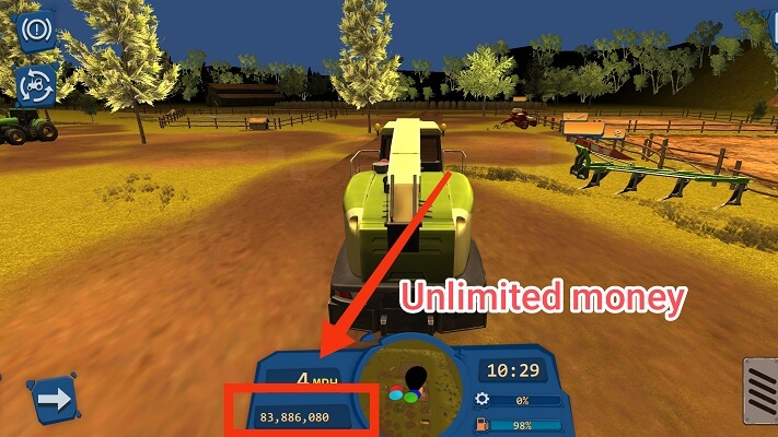 Unlimited Money mod Apk link Download in Farming simulator 23, Apk Link