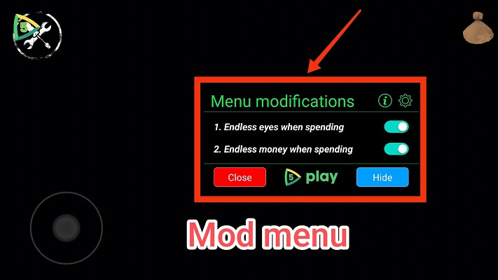 Eyes the horror game MOD MENU UNLIMITED EYES/UNLOCKED 