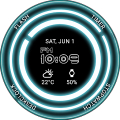 Glowing ElecTRONic Watch Face icon