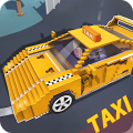 Blocky Taxi Driver: City Rush Mod APK icon