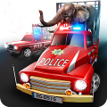 Angry Animals Police Transport Mod APK icon