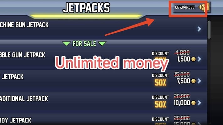 Jetpack Joyride MOD APK v1.87.1 (Unlimited Money, Mega Menu) 