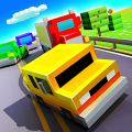 Blocky Highway: Traffic Racing Mod APK icon