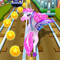 Unicorn Run: Horse Dash Games Mod APK icon