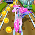 Unicorn Run: Horse Dash Games icon