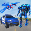 Flying Eagle Robot Car Games Mod APK icon