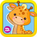 Animated Puzzle Game with Animals by Abby Monkey icon