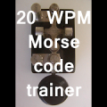 20 WPM CW Morse code trainer Mod APK icon