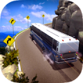 Coach bus driving simulator 3D‏ icon