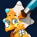 Kids Dinosaur Coloring Pages Mod APK icon