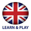 Learn and play. English + icon