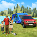 Camper Van Virtual Family Game Mod APK icon