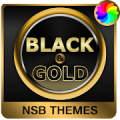 Black & Gold Theme for Xperia icon