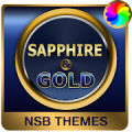 Sapphire Gold Theme for Xperia icon