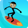 Stickman Surfer Mod APK 1.0 - Baixar Stickman Surfer Mod para android com [Dinheiro Ilimitado][Compra grátis]