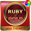 Ruby & Gold Theme for Xperia icon