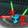 Stickman Neon Sword Fighting icon