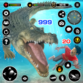 Animal Crocodile Attack Sim Mod APK icon