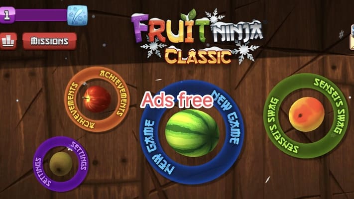 Fruit Ninja Classic Banner