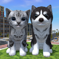 Cute Cat And Puppy World Mod APK icon