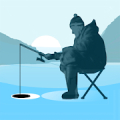 Ice fishing game. Catch bass. мод APK icon