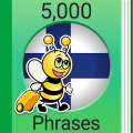 Learn Finnish - 5,000 Phrases icon