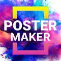 صانع الملصقات - مصمم النشرات icon