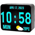 Huge Digital Clock Mod APK icon