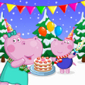 Kids birthday party icon