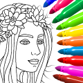 Coloring for girls and women Mod APK icon