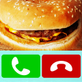 fake call burger game icon